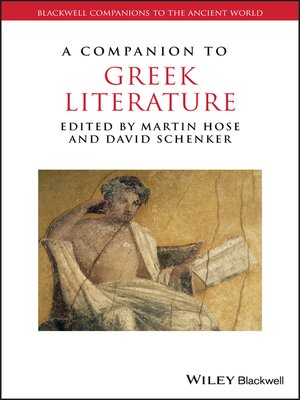 cover image of A Companion to Greek Literature